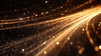 Obraz premium Golden Glitter Abstract Background Design