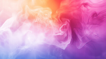 Obraz premium Abstract template color flyer with transparent smoke