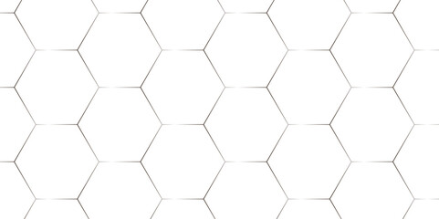 Obraz premium Seamless creative geometric Pattern of white hexagon white abstract hexagon wallpaper or background. 3D Futuristic abstract honeycomb mosaic white background. white hexagon geometric texture. 