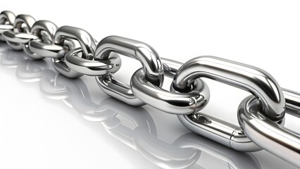 Fototapeta premium Metal Chain Links