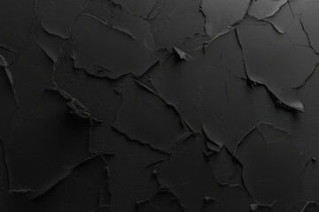 Obraz premium Dark Grunge Concrete Texture. Close Up of Black Wall with Rough Surface