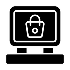 Billboard Advertising Solid Icon