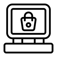 Billboard Advertising Line Icon