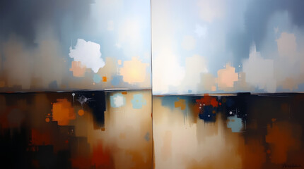 abstraktes digital painting