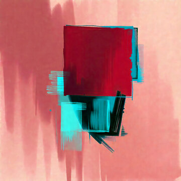 abstraktes digital painting
