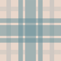Soft beige and muted blue plaid pattern with a calm, vintage feel. Ideal for home textiles, wallpapers, invitations, and rustic-themed designs. Seamless and subtle.