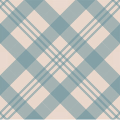 Soft beige and muted blue plaid pattern with a calm, vintage feel. Ideal for home textiles, wallpapers, invitations, and rustic-themed designs. Seamless and subtle.