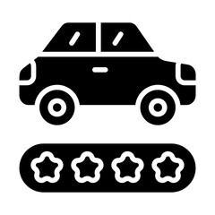 Rating Rent Solid Icon