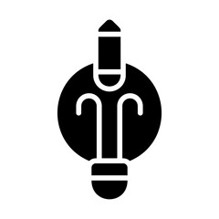 Pencil Idea Solid Icon