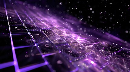 Sleek modern keyboard on minimalist desk symbolizing productivity and technology, close-up view of keys for work efficiency and digital innovation concepts