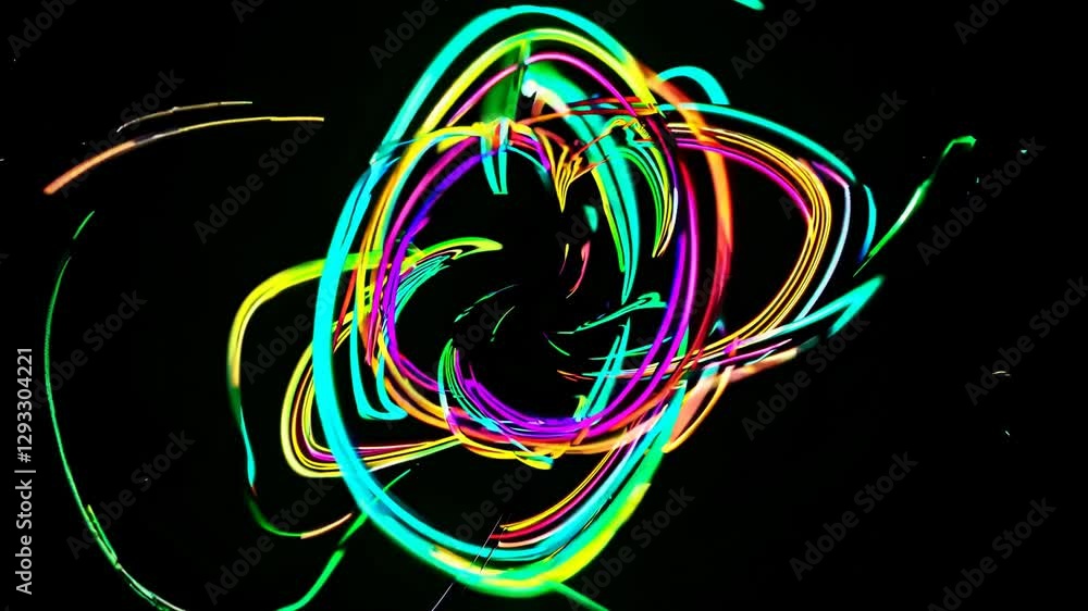 Poster abstract fractal background