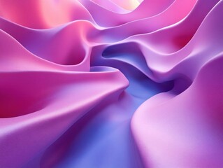 Obraz premium Abstract Purple Pink Flowing Fabric Texture Background
