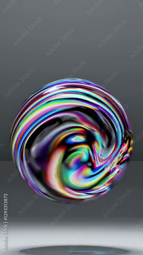 Poster abstract background with colorful circles
