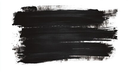 Abstract Black Paint Strokes - A Modern Graphic Design Element