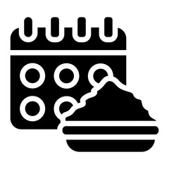 Holi festival Solid Icon