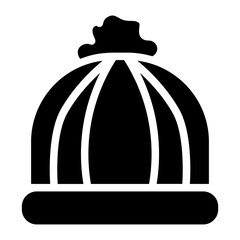 Beanie hat Solid Icon