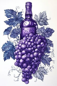 recommend clip art: Uvas: Silueta de Racimo de Uvas. RepresentaciÃ³n de la Vendimia y ElaboraciÃ³n de Vino