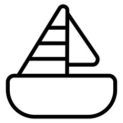 Ship Line Icon
