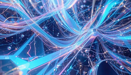 Holographic wallpaper for a high-tech interface