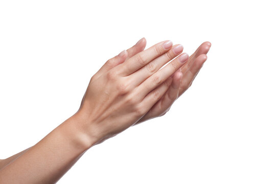 clapping hands isolated on white background - Powered by Adobe