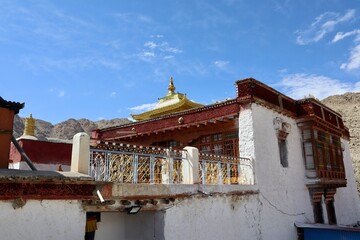インド　ラダック　チュムレ　ゴンパ