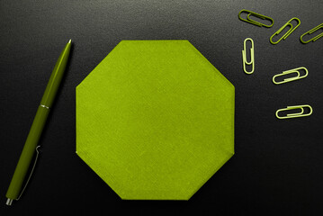 Paperclips Around Important Informations On Desk. Crumpled Notes And Colorful Clips All Over...