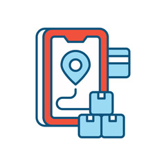 Cash on delivery vector icon