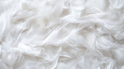 Obraz premium silky white fabric, smooth and luxurious.