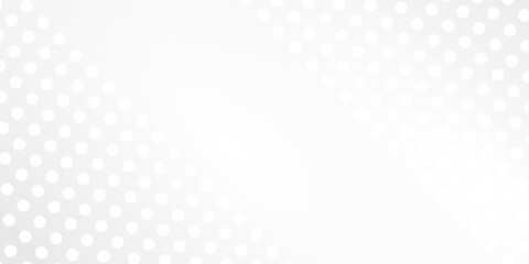 Dot white gray wave light technology texture background. halftone modern
