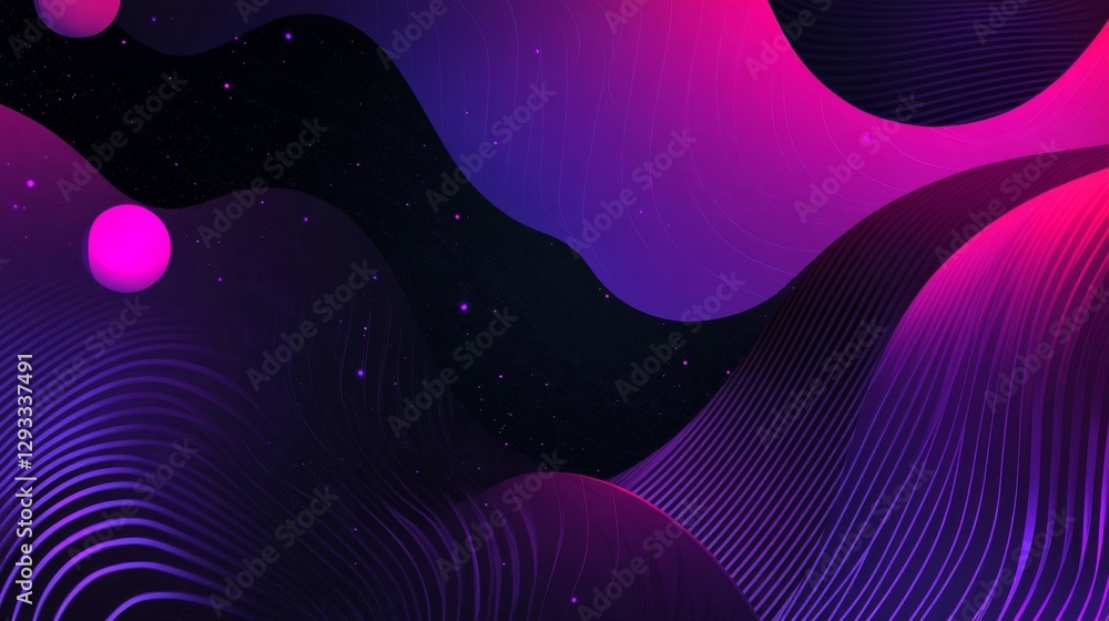 Poster abstract colorful gradient design
