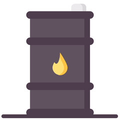 fuel tank vector flat icon