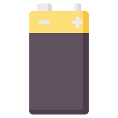 battery vector flat icon
