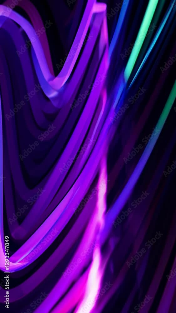 Poster abstract purple background with lines