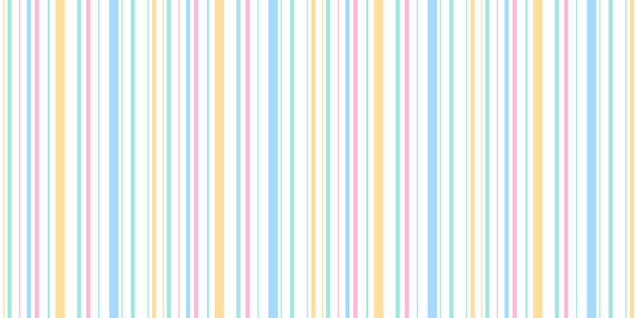 Seamless stripe pattern in pastel colors. Spring seamless backgrounds pastel color. Easter palette soft pastel candy colors. Vector Eps 10
