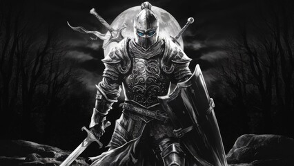 Fototapeta premium Medieval Knight