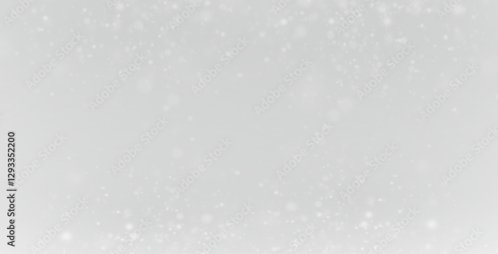 Poster soft white glow with floating light orbs, creating a dreamy and elegant atmosphere of serenity and p