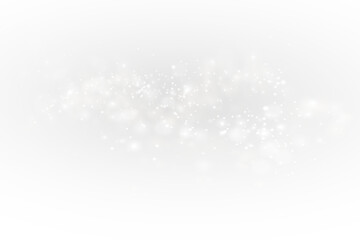 Floating White Bokeh Circles in a Minimalist and Serene Atmosphere, Representing Lightness, Beauty, and Harmony