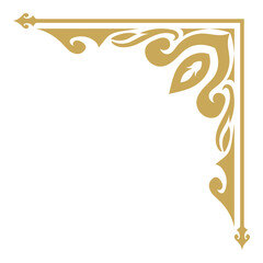 Vintage ornamental corner and frame design.