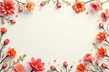 Subtle floral motif subtly repeats on a neutral backdrop , pattern, motif