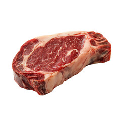 Fototapeta premium Raw Rib Eye Steak - A Perfect Cut for Culinary Delights
