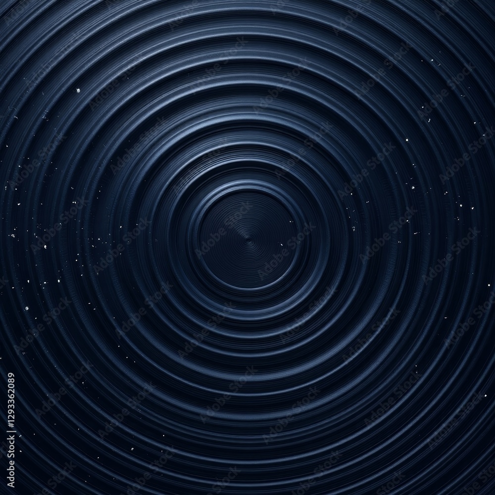 Poster abstract dark blue circular pattern with textures