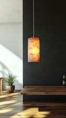 Modern Onyx Pendant Light Fixture Home Decor