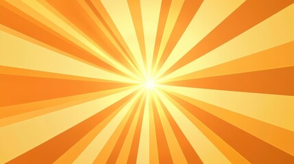 Obraz premium Radiant Sunburst Graphic Design: A Vibrant Abstract Background