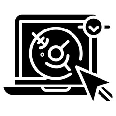 Click Through Rate Vector Icon