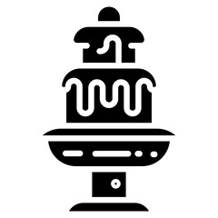 Chocolate Fountain Vector Icon