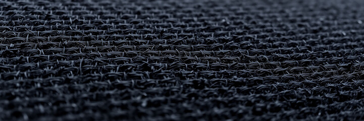 Fototapeta premium Panoramic Close-Up Texture of Natural Cotton Fabric with Detailed Weave and Soft, Smooth Finish