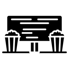 Cinema Marquee Vector Icon
