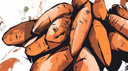 Vibrant Bread Art: A Collection of Baked Goods