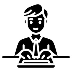 Screenwriter Vector Icon