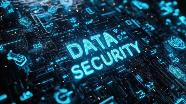 Importance of data security in modern technology environments, highlighting cybersecurity trends and measures